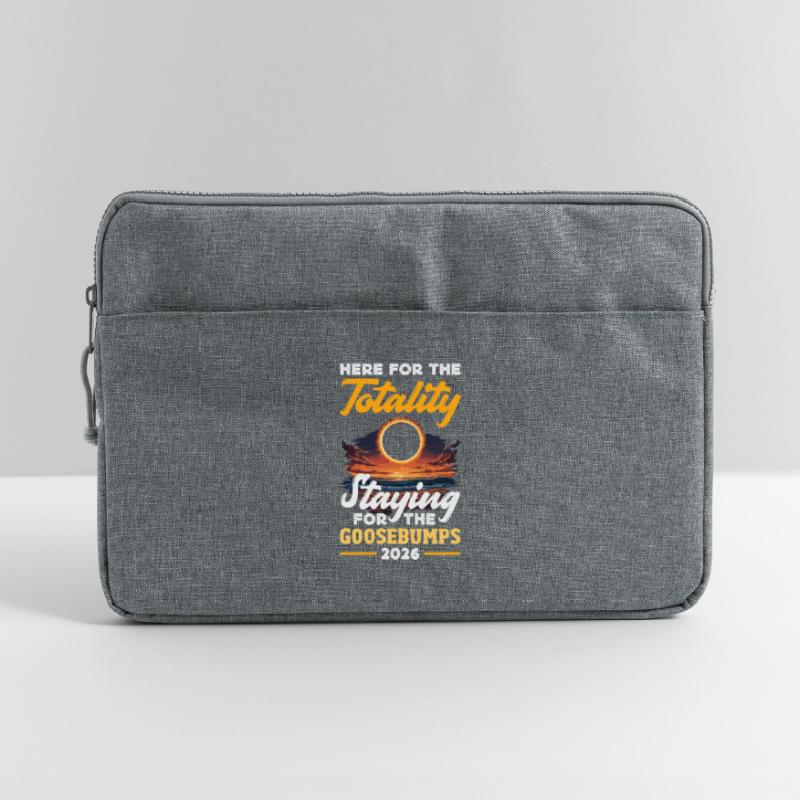 Solar eclipse 2026, August 12 Laptop bag 15"