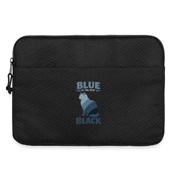 BKH Blue : Minimaliste « Le bleu est le nouveau Noir » - Sacoche pour ordinateur portable 15 pouces - noir - Devant