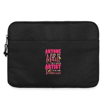 Designer de manucures Salon de manucure cosmétiques - Sacoche pour ordinateur portable 15 pouces - noir - Devant