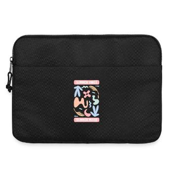 Pastel Abstract Summer Vibes - Laptoptasche 15" - Schwarz - Vorne