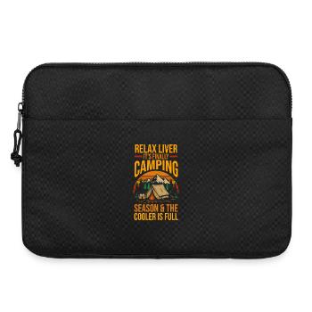 Camping Bonfire Camp Life Forest Camper - Laptop bag 15" - black - Front