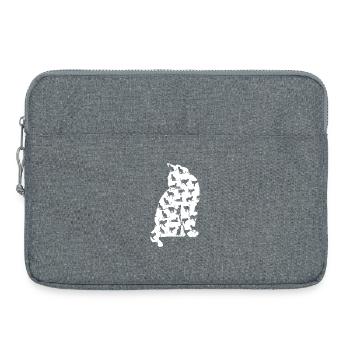 Cat Cat Cat Cat Cat Cat Pussy - Laptop bag 15" - heather grey - Front