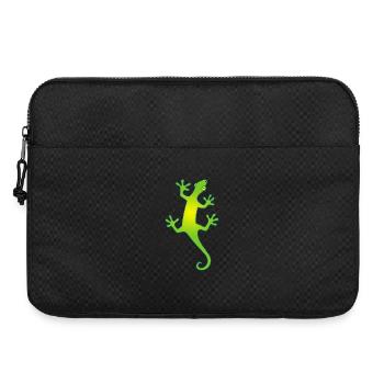 lézard manga vert et jaune - Sacoche pour ordinateur portable 15 pouces - noir - Devant