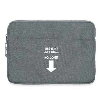 Pregnancy Statement Pregnant Baby Bump Mom - Laptop bag 15" - heather grey - Front