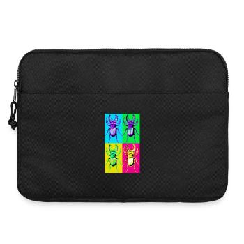 Coléoptère Pop Quadri - Sacoche pour ordinateur portable 15 pouces - noir - Devant