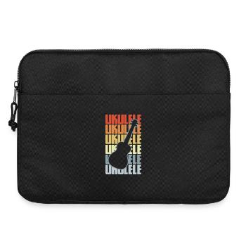 Vintage Ukulele - Laptoptasche 15" - Schwarz - Vorne