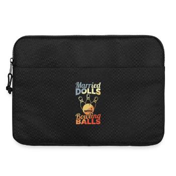 Bowling Girl - Laptop bag 15" - black - Front