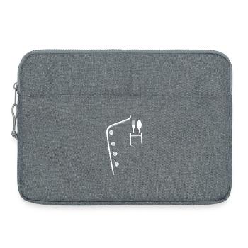 Job Chef Karriere Geld Verdienen Vorgesetzter - Laptoptasche 15" - Grau meliert - Vorne