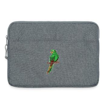Oiseau, Amoureux Des Oiseaux, Animal, Perroquet, Animal De Compagnie, Zoo - Sacoche pour ordinateur portable 15 pouces - gris chiné - Devant