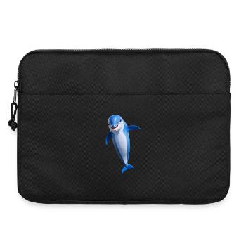Cheerful Dolphin - Laptop bag 15" - black - Front