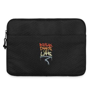 Break Dance Is Life - Laptop bag 15" - black - Front