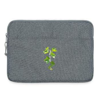Efeu – Immergrüne Verbundenheit - Laptoptasche 15" - Grau meliert - Vorne