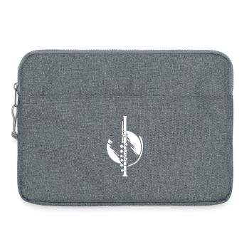 Flûte - Sacoche pour ordinateur portable 15 pouces - gris chiné - Devant