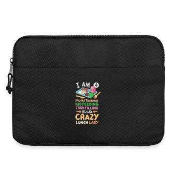 Cafeteria-Crew der Schulkantine - Laptoptasche 15" - Schwarz - Vorne