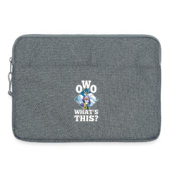 OwO What's This? - Laptop bag 15" - heather grey - Front