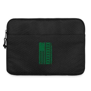 Jour de la Saint-Patrick du trèfle américain aux États-Unis - Sacoche pour ordinateur portable 15 pouces - noir - Devant