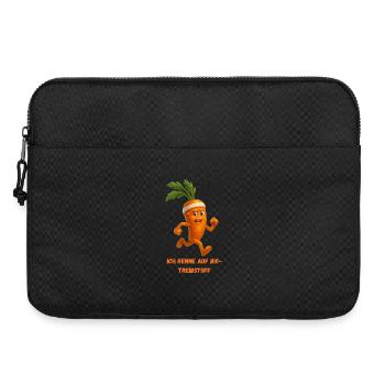 Carotte - fonctionne au biocarburant - Sacoche pour ordinateur portable 15 pouces - noir - Devant