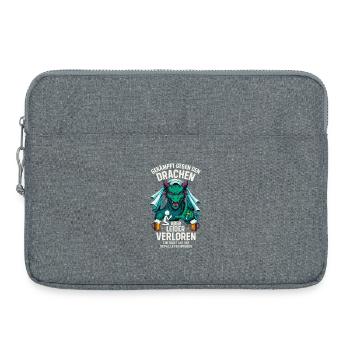 Lutte contre le dragon JGA Beer Shirt - Sacoche pour ordinateur portable 15 pouces - gris chiné - Devant