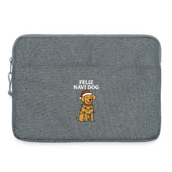 Feliz Navi Hund Santa Claus Urlaubsspaß - Laptoptasche 15" - Grau meliert - Vorne
