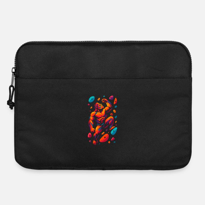 Bouldering Climbing Force Gorilla Strong Gift - Laptop bag 15" - black