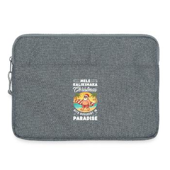 Noël hawaïen Mele Kalikimaka - Sacoche pour ordinateur portable 15 pouces - gris chiné - Devant