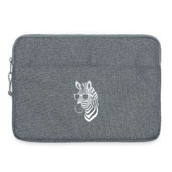 Zebra Saying Funny Zebra Gift - Laptop bag 15" - heather grey - Front
