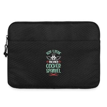 J’adore mon Cocker Spaniel - Sacoche pour ordinateur portable 15 pouces - noir - Devant
