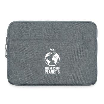 There is no plan B, climate protection - Laptop bag 15" - heather grey - Front