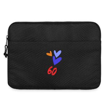 60. 60 ANS. 60e ANNIVERSAIRE. ANNIVERSAIRE 60 ANS. - Sacoche pour ordinateur portable 15 pouces - noir - Devant