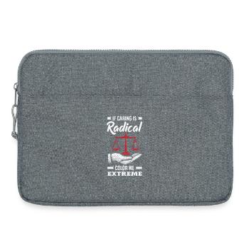 Radikalisiert Durch Grundlegenden - Laptoptasche 15" - Grau meliert - Vorne
