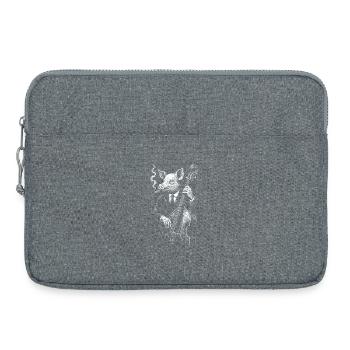 Jazz Pig am Kontrabass - Laptoptasche 15" - Grau meliert - Vorne