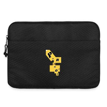 Paranoia Puzzle Glyphs - Laptop bag 15" - black - Front