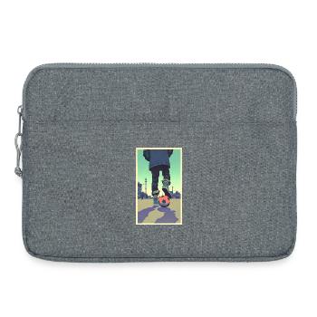 Football player #10 - Laptoptasche 15" - Grau meliert - Vorne