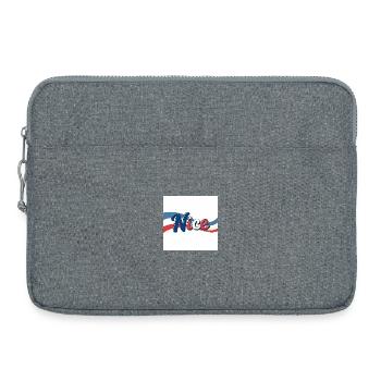 Bien comme bien - Sacoche pour ordinateur portable 15 pouces - gris chiné - Devant