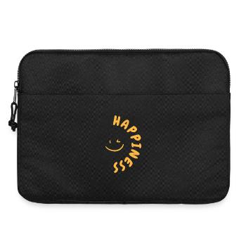 Happiness Shirt – Minimal Summer Design - Laptop bag 15" - black - Front