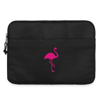 Flamingo pink Sommer Sonne Strand - Laptoptasche 15" - Schwarz - Vorne