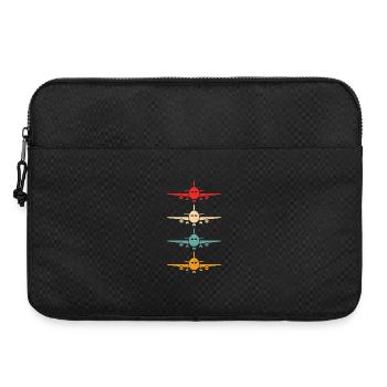 Aviation Airplane Flying Airline Vintage Pilot - Laptop bag 15" - black - Front