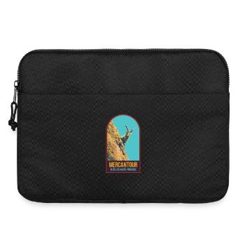 Illustration bouquetin dans le Mercantour - Sacoche pour ordinateur portable 15 pouces - noir - Devant