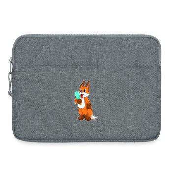 Fox popsicles - Laptop bag 15" - heather grey - Front