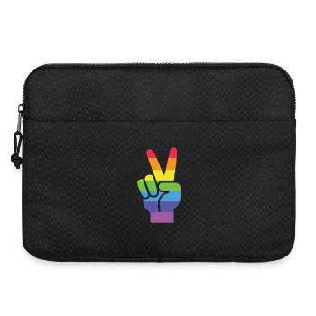Mois de la fierté LGBT - Victoire! - Sacoche pour ordinateur portable 15 pouces - noir - Devant
