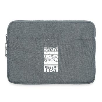 Drôle de garçon soudeur - Sacoche pour ordinateur portable 15 pouces - gris chiné - Devant