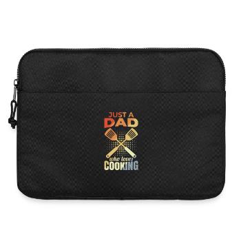 Père qui aime cuisiner - Sacoche pour ordinateur portable 15 pouces - noir - Devant