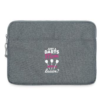 Darter Mutter - Brauchst Du eine Lektion - Laptoptasche 15" - Grau meliert - Vorne