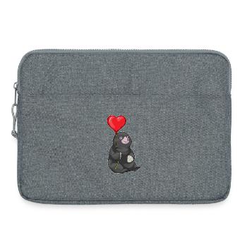 Mole Balloon - Laptop bag 15" - heather grey - Front