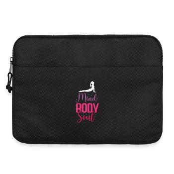 Yoga - Mind Body Soul - Laptop bag 15" - black - Front