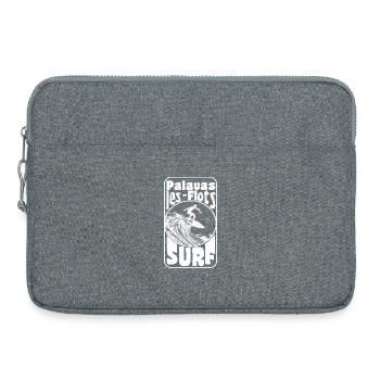 Palavas les flots - Sacoche pour ordinateur portable 15 pouces - gris chiné - Devant