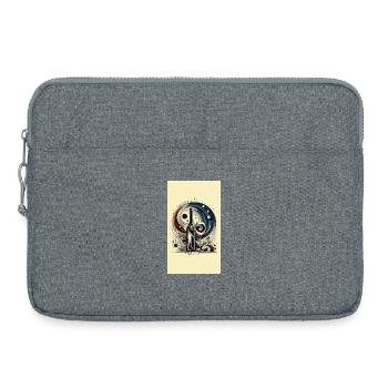 Vin 1 1 - Sacoche pour ordinateur portable 15 pouces - gris chiné - Devant
