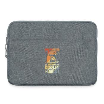 Firefighter fathers are the cooler fathers - Laptop bag 15" - heather grey - Front