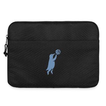 Minimalist Penguin Basketball Player Dunk - Laptop bag 15" - black - Front