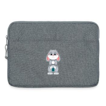 Bunny Poker Jeu de cartes de poker - Sacoche pour ordinateur portable 15 pouces - gris chiné - Devant